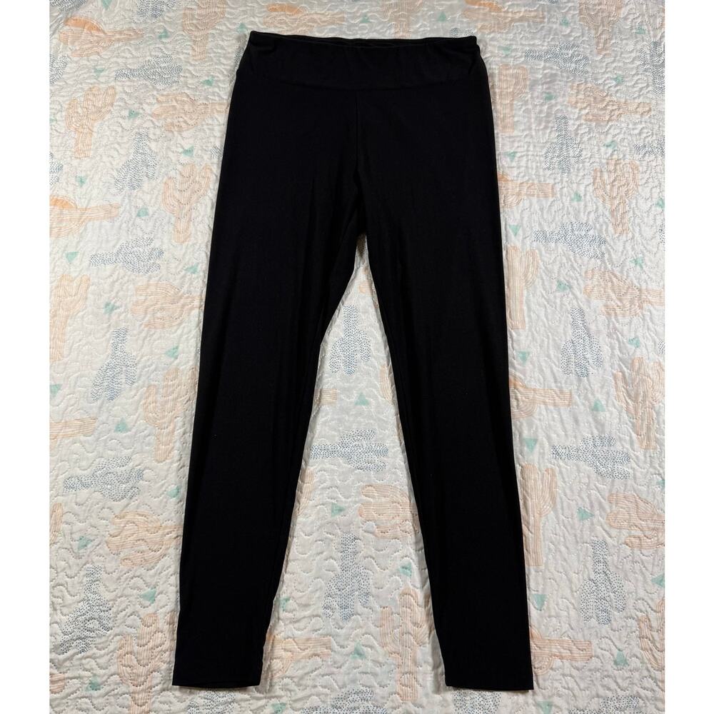 No Boundaries Black Leggings L/G 11-13 High Rise Stretch Basic